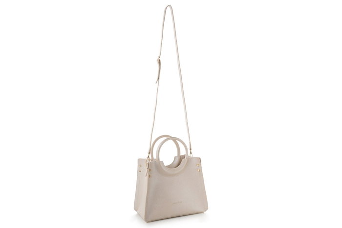 Lucky Bees 1229 Bolso de Cuerpo Cruzado de Oro en Piel Sintética de Moda para Mujer, Accesorio Elegante y Práctico